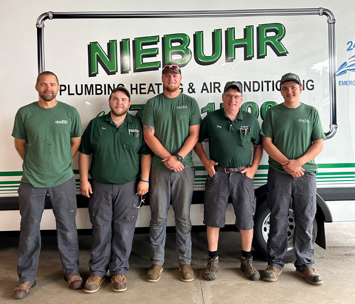 HVAC Technicians at Niebuhr Plumbing, Heating, And Air Conditioning in La Crosse, WI.